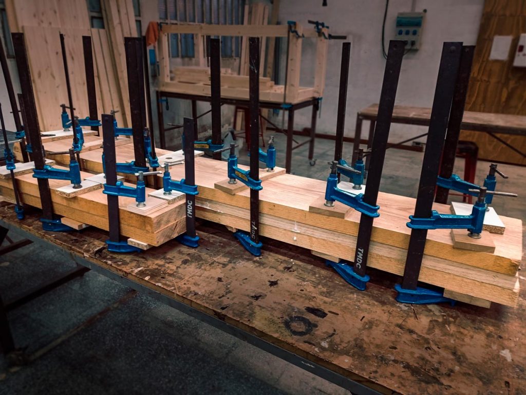 Luxury Split Wood Lamas de madera