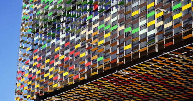 Algoritmo y diseño paramétrico para fachada Viladecans-Business-Park